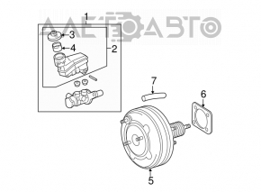 Lexus ES350 07-12 GTZ reservoir without rod
