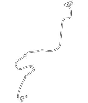 ABS sensor rear left Infiniti QX30 17-