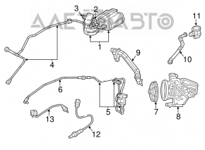 Air pump Chrysler 200 11-14 2.4