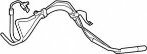 High pressure hoses power steering Infiniti Q50 14-15 Rwd