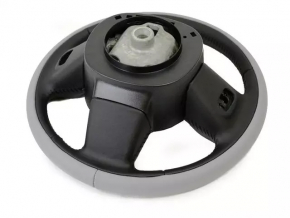 Naked steering wheel Fiat 500L 14-17 leather beige