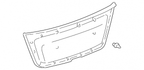 Toyota Highlander 2001-2007 tailgate trim