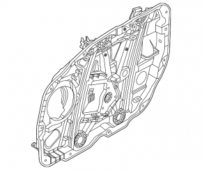 Front right window lift mechanism for Kia K5 21-26