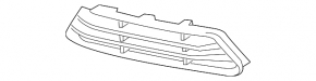 Front bumper grille left Audi A4 B9 17-19 without radar, chrome