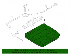 Tool kit set Subaru Legacy 15-19
