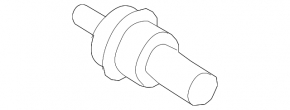 Engine Coolant Temperature Sensor Porsche Cayenne 19-26 3.0