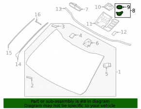 Rain sensor Kia Niro 23-