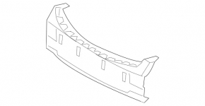 Mercedes W211 front bumper central bracket