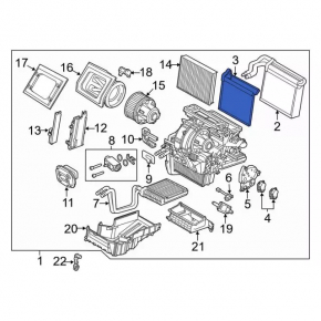 Ford Focus mk3 11-18 evaporator