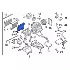 Ford Focus mk3 11-18 evaporator