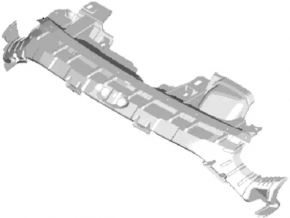 Front Bumper Absorber for Ford Fiesta 2014-2019