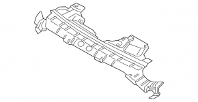 Front Bumper Absorber for Ford Fiesta 2014-2019
