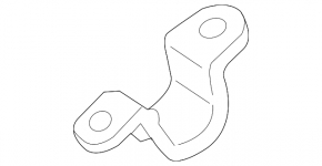 Rear stabilizer mounting bracket right Ford Edge 15-