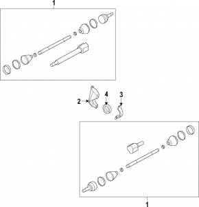 Bracket of the hanging bearing Ford Focus mk3 11-18 1.0T automatic transmission