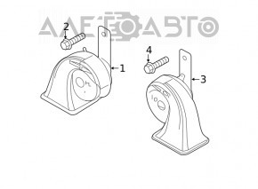 Right signal Mazda 6 13-21 high OEM