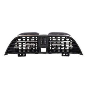 Front panel air duct deflector central Ford Escape MK4 20 - black with chrome, frame black gloss