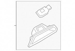 Ford Escape MK4 20-22 Tailgate Handle with Button