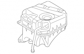 Expansion tank cooling Audi Q7 4L 10-15 without cap