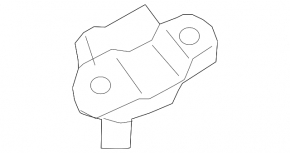 Right tailgate hinge Chevrolet Bolt 17-21