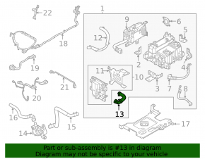 Coolant system hose for Hyundai Tucson 22-26 1.6T HEV
