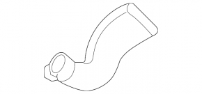 Right muffler tip for Audi Q7 4L 13-15