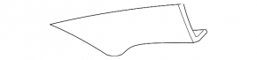 Front pillar trim left BMW X3 F25 11-17 beige, for dry cleaning