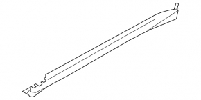 Left threshold BMW X5 F15 14-18