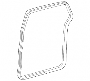 Door seal rear right Toyota Sienna 04-10