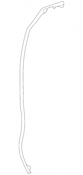 Lexus RZ300e RZ450e 23-25 Rear Left Front Door Seal