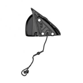 Side mirror left Jeep Cherokee KL 19-21 7+7 pins, white, BSM, heated, backlight, turn signal, broken housing, broken turn signal