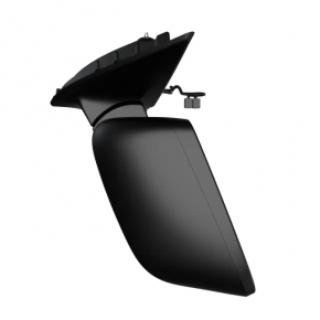 Side mirror left Jeep Cherokee KL 19-21 7+7 pins, white, BSM, heated, backlight, turn signal, broken housing, broken turn signal