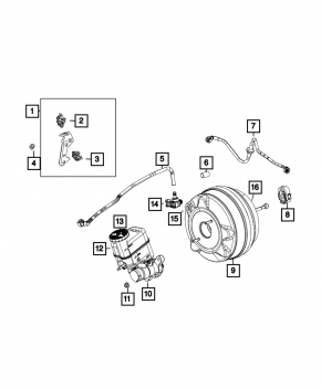Vacuum Booster Jeep Compass 17-24