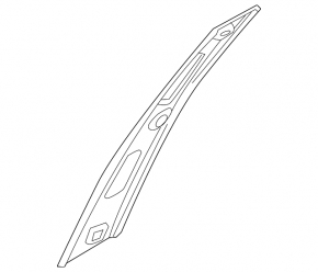 Door trim, rear right side, front, Kia K5 21-24 matte