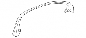 Audi Q3 83A 19-25 black inner front left door frame