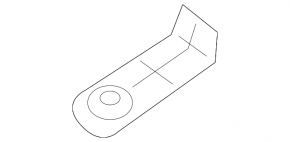 Left front bumper bracket for Hyundai Veloster 12-17