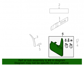 Front mud flaps 2 pcs. Audi A4 B9 17-25