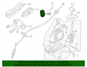 Start-stop button Kia Niro 23- HEV, PHEV