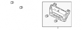 Climate control Hyundai Elantra AD 17-18 auto