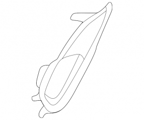 Front bumper grille left Porsche Taycan 20-24