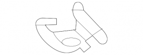 Mercedes W213 E 17-23 black trunk hook