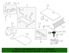 Spare Wheel Mount Ford Fiesta 14-19