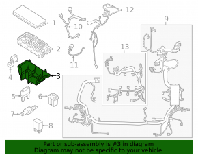Ford Transit Connect MK2 13- Underhood Fuse Box Housing