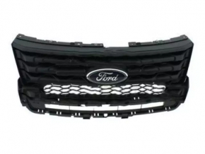 Radiator grill grill Ford Explorer 16-17 rest black with emblem
