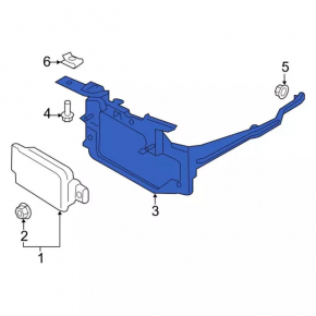 Ford Edge 15-24 Type 2 Radar Bracket