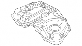 Fuel tank Mazda CX-5 13-16 AWD