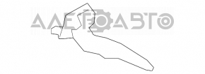 Right tailgate hinge for Mercedes X164 GL