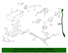 Front second lambda probe for Nissan Murano z52 20-24