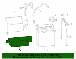 Battery tray Honda HR-V 16-22