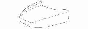 Front left sill cap for Toyota Land Cruiser 2008-2021
