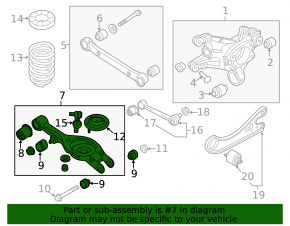 Rear right spring control arm for Hyundai Azera 12-17